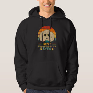 Moletom Mens Retro Vintage Sunset Melhor Pai Padrão de Poo