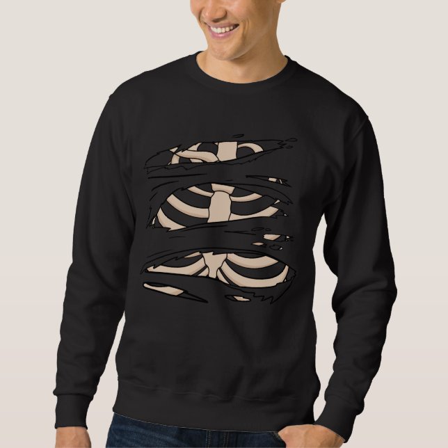 Moletom Men's ripped Halloween sweatshirt (Frente)