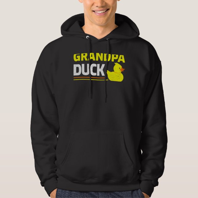 Moletom Mens Rubber Duckling Duck Avô Duck Pai (Frente)