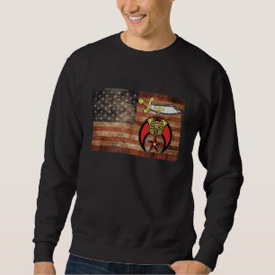 Moletom Mens Shriner Mason Vintage Bandeira Dos Eua 4 De J