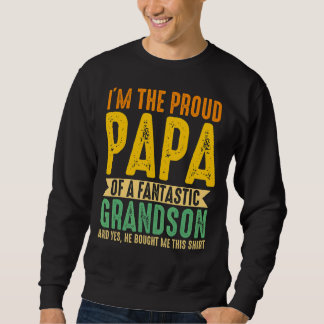 Moletom Mens, sou o Pai Orgulhoso de um Avô Fantástico Gr