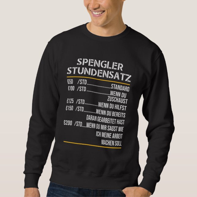 Moletom Mens Spengler - Artesanato de Canalizadores de Set (Frente)