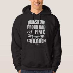 Moletom Mens Storecastle Pai Orgulhoso De Cinco Crianças P