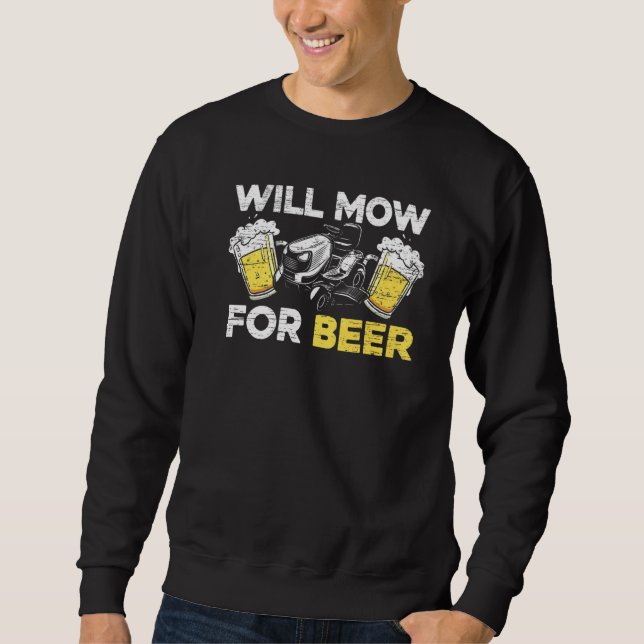 Moletom Mens Vão Se Mover Para A Cabeça De Cerveja (Frente)