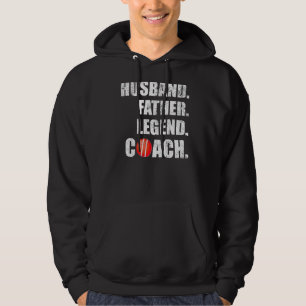 Moletom Mens Vintage Husband Padre Legend Croquet Coach F