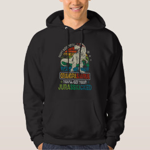 Moletom Mens Vintage Retro Grandpasaurus Dinossaur Rex Fat