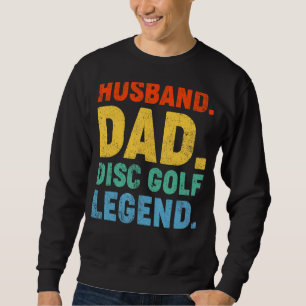 Moletom Mens Vintage Style Mariband Pai Disco Golf Legenda