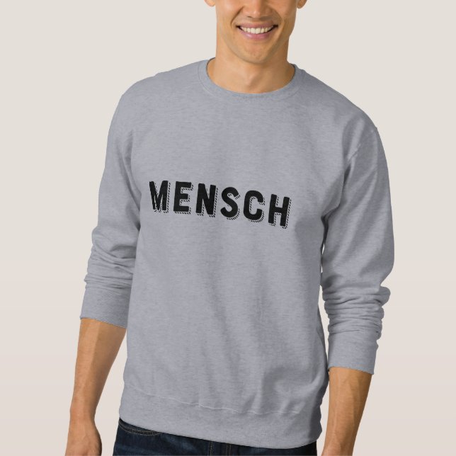 Moletom Mensch Yiddish (Frente)