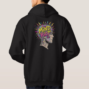 Moletom Mente Riot Hoodie - Abstrato Chaos, Energia Criati