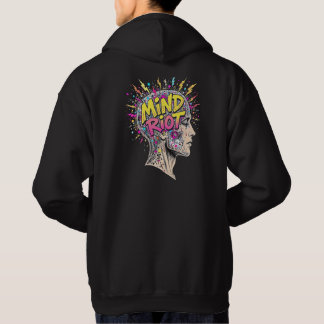 Moletom Mente Riot Hoodie - Abstrato Chaos, Energia Criati
