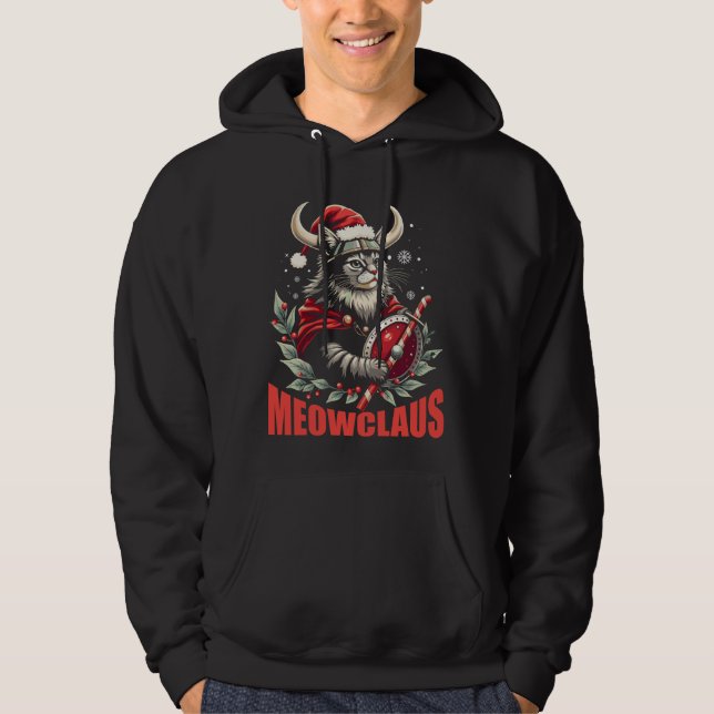 Moletom Meowclaus Hoodie (Frente)