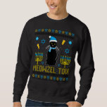 Moletom Meowzel Tov Black Cat Funny Hanukkah Chanukah Men<br><div class="desc">Meowzel Tov Black Cat Funny Hanukkah Chanukah Homens Mulheres Crianças</div>