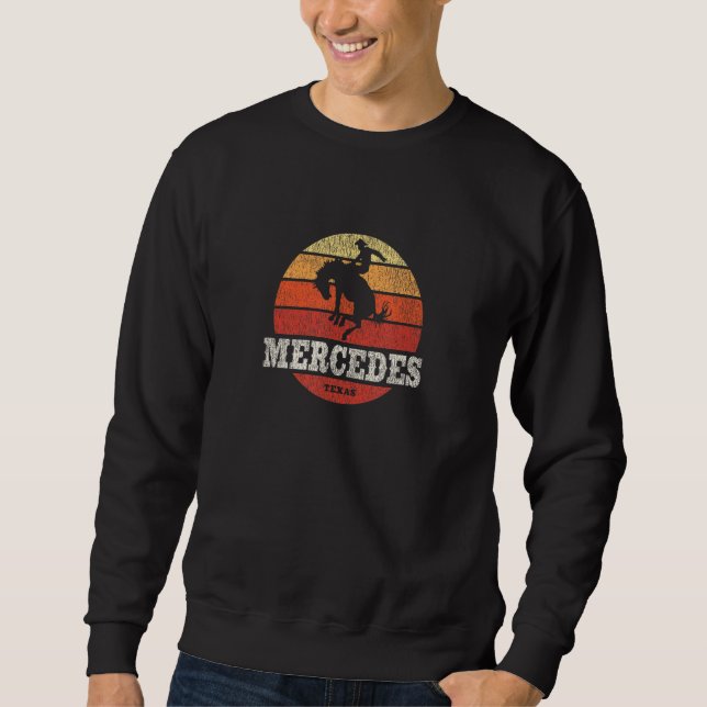 Moletom Mercedes TX Vintage Country Western Retro (Frente)