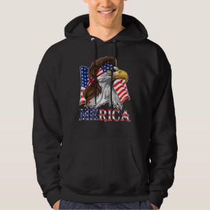 Moletom Merica - Águia Patriótica Usa Da Liberdade - 4º De