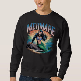 Moletom Mermape Illustration Combo Creature Funny