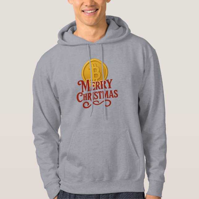 Moletom Merry Christmas Bitcoin Hoodie (Frente)