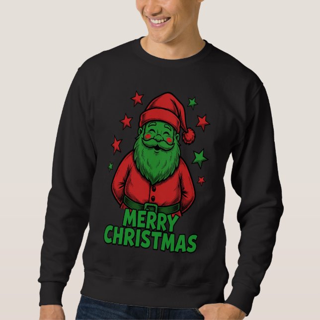 Moletom  Merry Christmas Comic Holiday Tee (Frente)