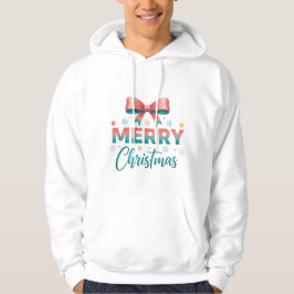 Moletom Merry Christmas Cozy Festive Bow Sweatshirt