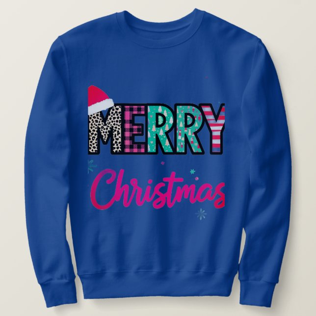 Moletom MERRY Christmas Sweatshirt (Frente do Design)