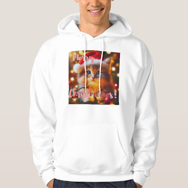 Moletom Merry Christmeows! Cat (Frente)