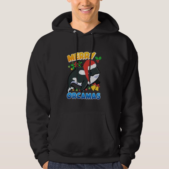 Moletom Merry Orcamas Orca Whale Long Sleeve (Frente)