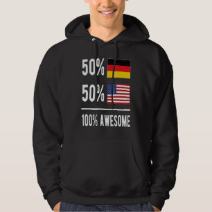 Moletom Mês da Herança Germano-Americana Nascido Americano