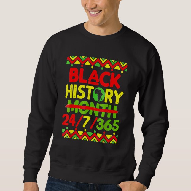 Moletom Mês da História Negra 247365 Afro-Americano Melani (Frente)