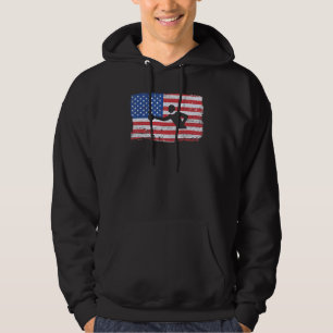 Moletom Mesa de Ping Pong Americano Patriótico de Bandeira