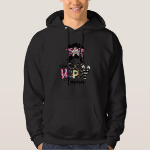 Moletom Messy Bun Bunny One Hoppy Amma Leopard Happy Easte