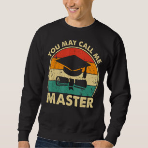 Moletom Mestrados Para Designs De Grau Para Homens Mulhere
