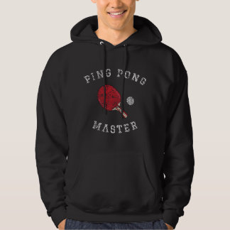 Moletom Mestre de Tênis de Mesa Ping Pong Citação Engraçad