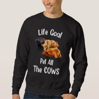 Moletom Meta da Vida de Vaca Animal de Estimação Todas as 