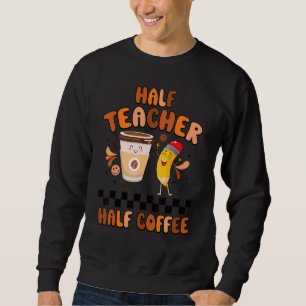 Moletom Metade Café Metade Professor Inspiração Retro Prof