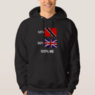 Moletom Metade Trini Trinidad e Tobago Metade Bandeira do
