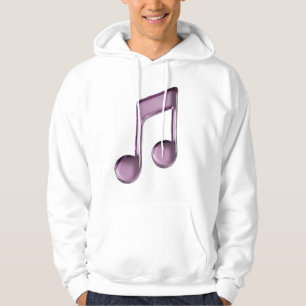 Moletom Metallic Lilac Musical Note