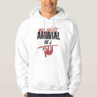 Moletom Meu animal espiritual é uma preguiça _ ditos engra