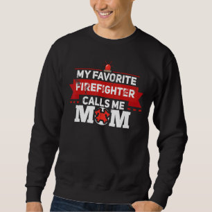 Moletom Meu Bombeiro Favorito Me Chama Mãe Bombeiro Mot