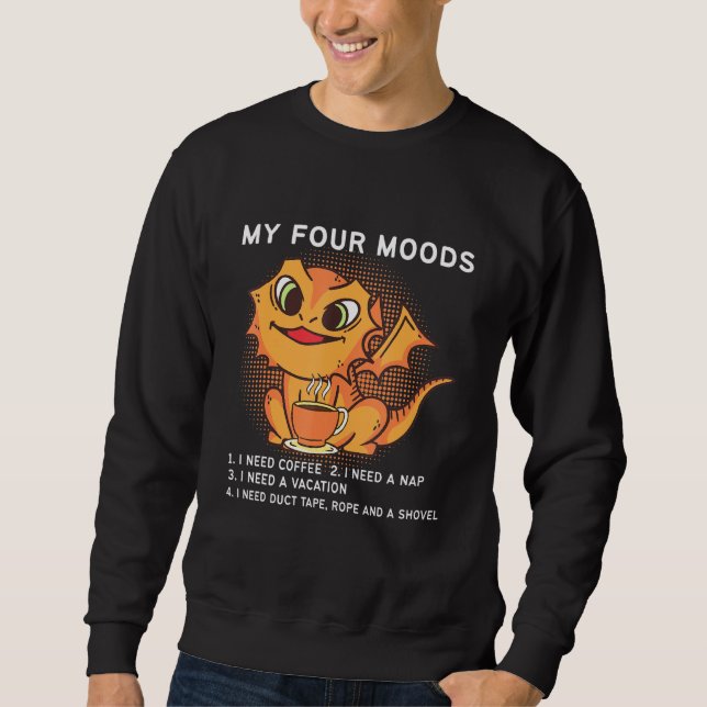 Moletom Meu Café de Moods (Frente)