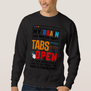 Moletom Meu Cérebro Tem Demasiadas Guias Para Abrir O Dese