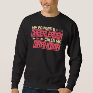 Moletom Meu Cheerleader Favorito Me Chama Avó Cute Chee