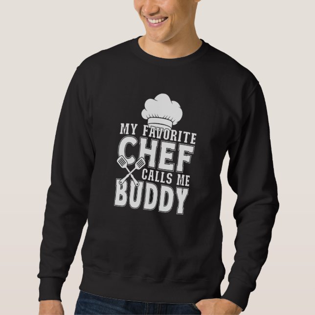 Moletom Meu Chef Favorito Me Chama de Amigo  Culinária (Frente)