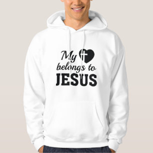 Moletom Meu Coração Pertence A Jesus