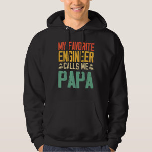 Moletom Meu Engenheiro Favorito Me Chama Papai Vintage Pai