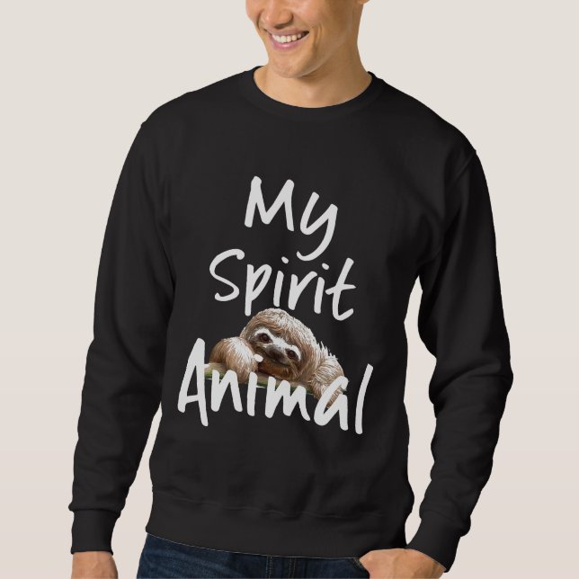 Moletom Meu Espírito Animal Sloth (Frente)