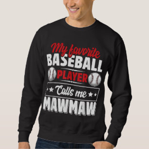 Moletom Meu Jogador de Baseball Favorito Me Chama Mãe Mawm