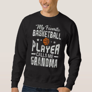 Moletom Meu Jogador De Basquete Favorito Me Chama De Avó