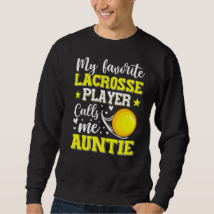 Moletom Meu Jogador De Lacrosse Favorito Me Chama De Tia M