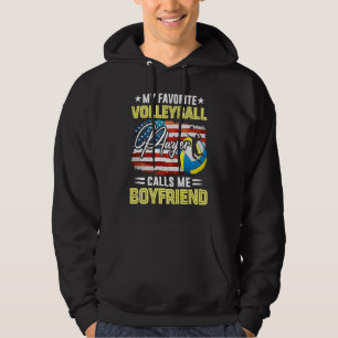 Moletom Meu Jogador de Voleibol Favorito Me Chama Namorado