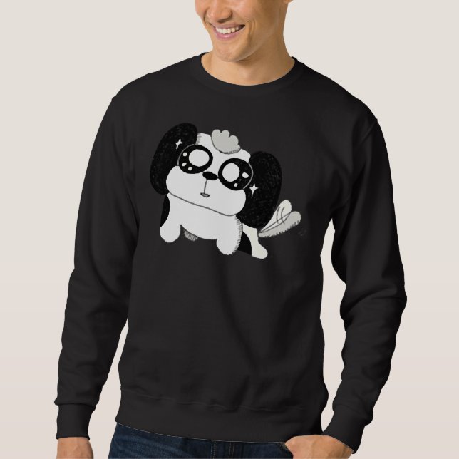 Moletom Meu Melhor Arco, Shihtzu Ativo (Frente)