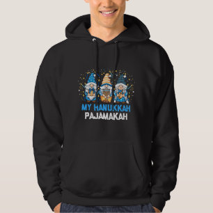 Moletom Meu Nó Judeu Hanukkah Pajamakah Gnomos Channukah